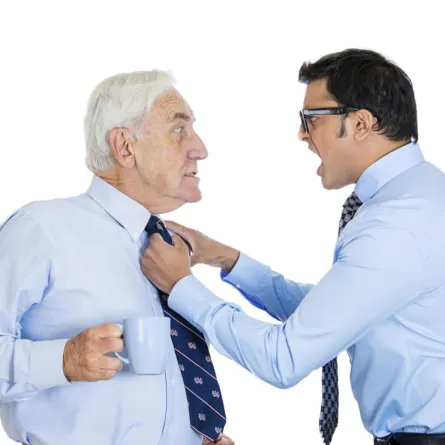 موظف يكتب استقالته على "ورق حمام"