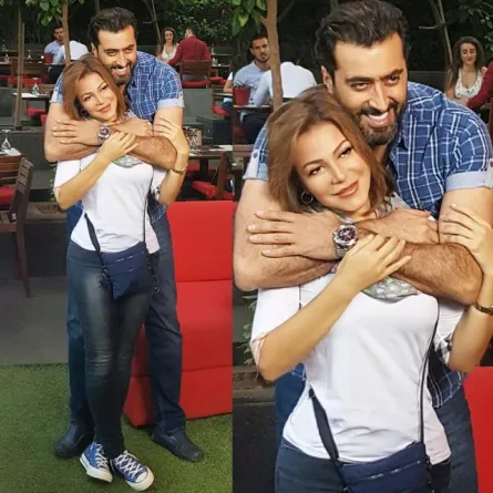 ما سر العناق بين سوزان نجم الدين وباسم ياخور؟