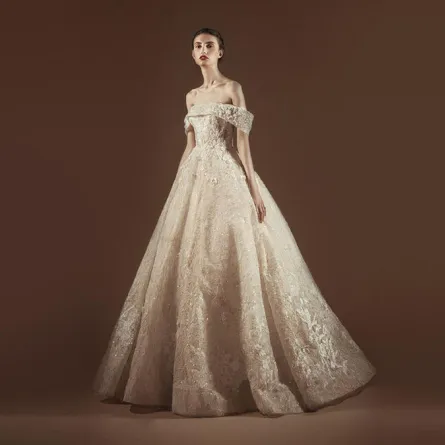 فساتين زفاف مستوحاة من هوى القمح