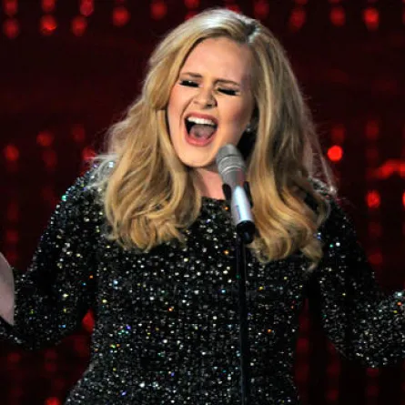 أديل توقف حفلها بسبب حبيبين