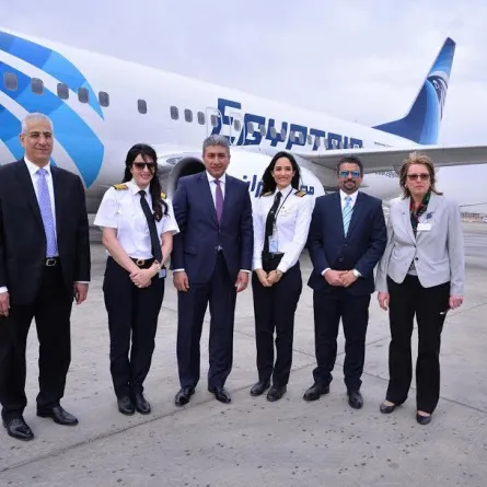 "نون النسوة" تقود طائرات مصر للطيران