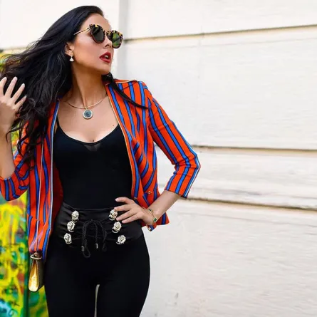 بالصور: تمارة القباني تعشق البنطلون