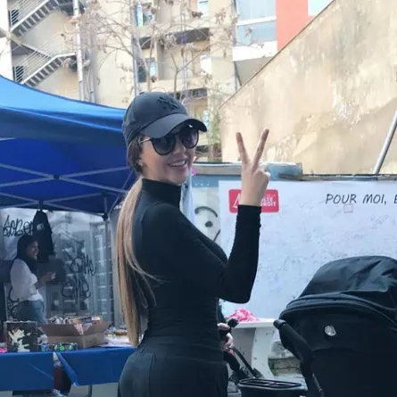 ميريام فارس وجايدن في نزهة بالهواء الطلق