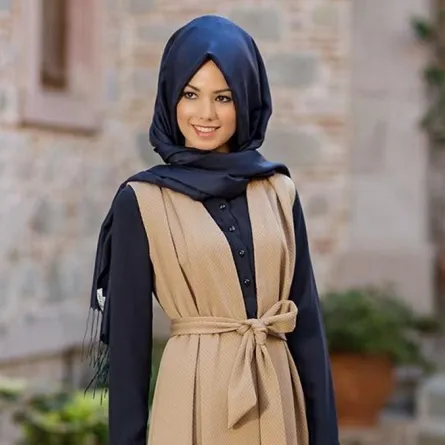 ملابس محجبات: الجيليه الطويلة لإطلالة  آخر موضة