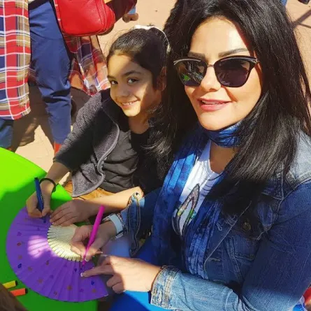 بالصور ... كيف قضت نظلي الرواس وكندة حنا يوم العائلة ؟