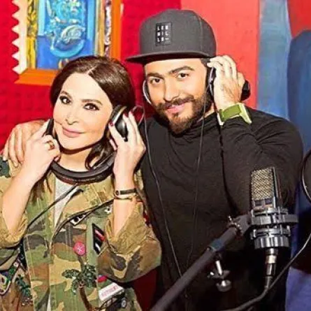 بالفيديو: كواليس "ورا الشبابيك" وجمهو عمرو دياب يذكر إليسا عندما قالت: أفضل عمرو دياب على تامر حسني