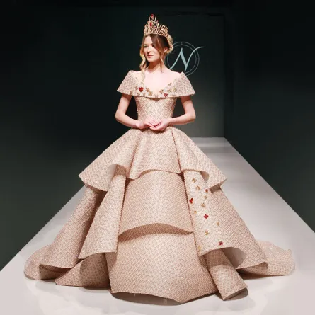 فساتين زفاف من عروض أسبوع الموضة في بيروت