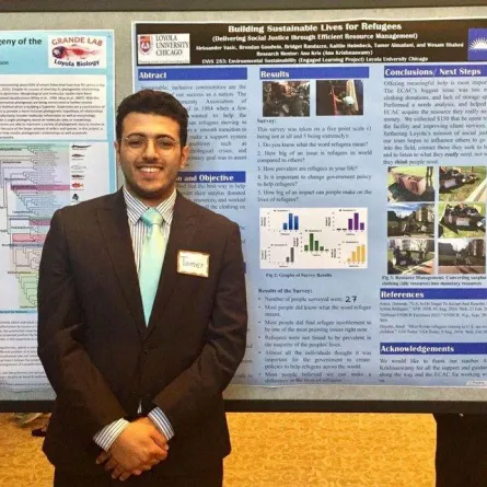 جامعة أمريكيَّة تعتمد مشروعاً لمبتعث يخدم اللاجئين