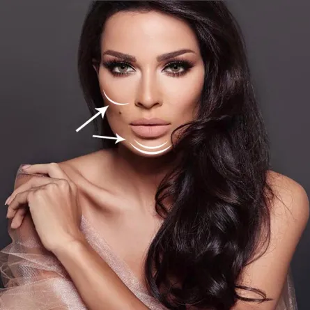 كونتور الوجه خطوة بخطوة على طريقة نادين نجيم