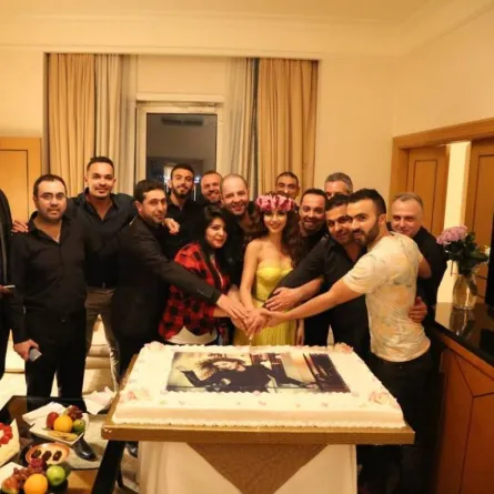 ميريام فارس تحتفل بذكرى ميلادها الـ 34 في مصر