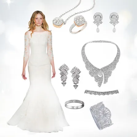 مجوهرات من الماس لاطلالة كالنجمات 