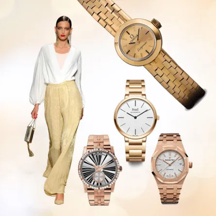 اختاري ساعتك الذهبية من أحدث المجموعات