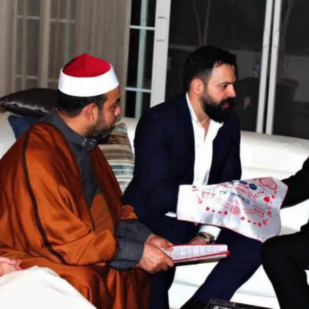 زواج تيم حسن ووفاء الكيلاني ومصممها انطوان القارح يكشف لـ "سيدتي نت" سر الفستان الأبيض