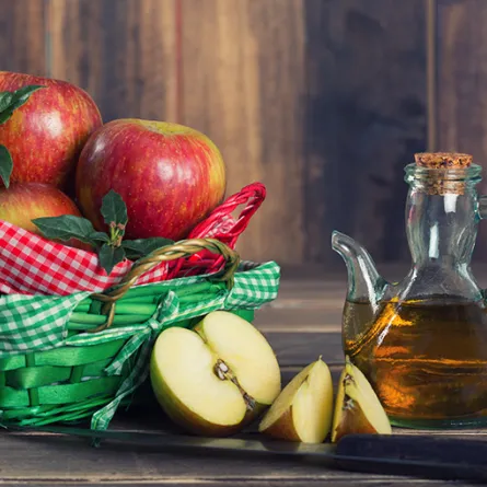 خلّ التفاح للتخلّص من العرق