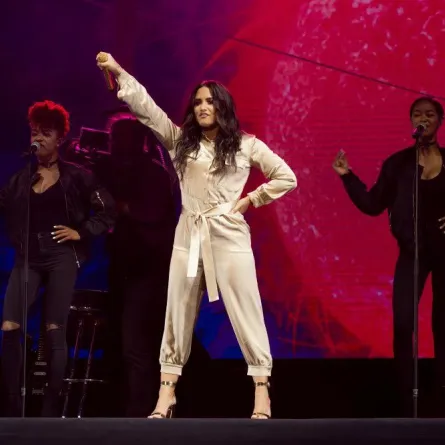 ديمي لوفاتو من موازين: هذا ما أسعدني في المغرب