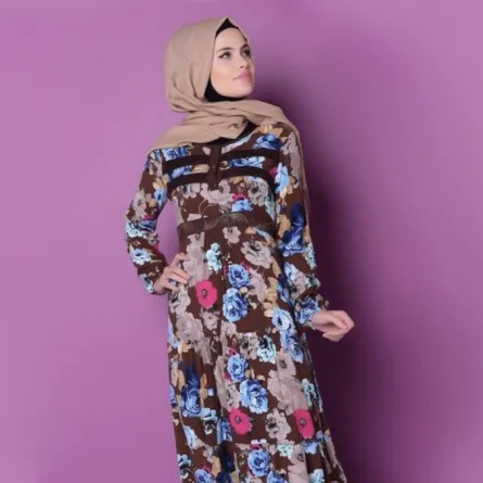 موديلات فساتين مطبعة للمحجبات