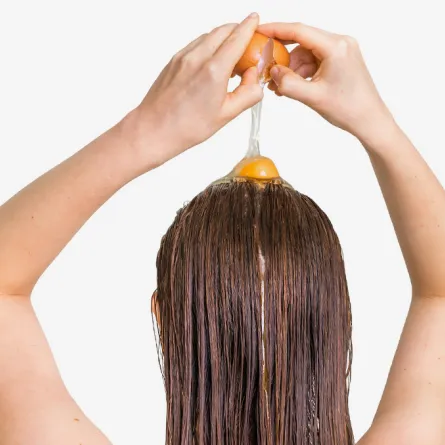 البيض والدجاج لتطويل الشعر