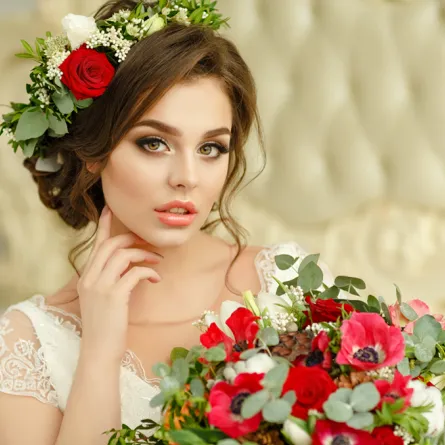 6 خطوات لتلوين شعر العروس