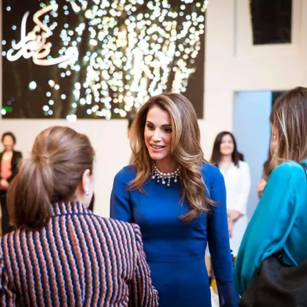 الملكة رانيا العبدالله تقيم مأدبة إفطار