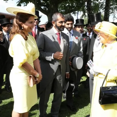 الشيخ محمد بن راشد يلتقي الملكة إليزابيث