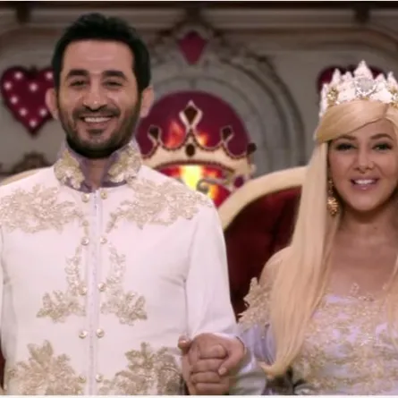 بالفيديو:أحمد حلمي ودنيا سمير غانم يتصدران بأغنية لما القلب يدق