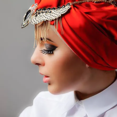 الـ توربان على طريقة الفاشينيستا ومصممة الحجاب ايمان الديب