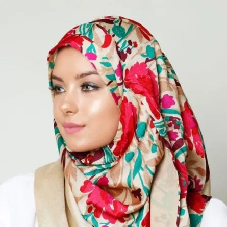 ملابس محجبات : لفات طرح بلا دبابيس لاطلالة مميزة‎