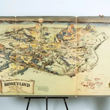 أغلى خريطة لـ "ديزني لاند" تُباع بـ 708 آلاف دولار