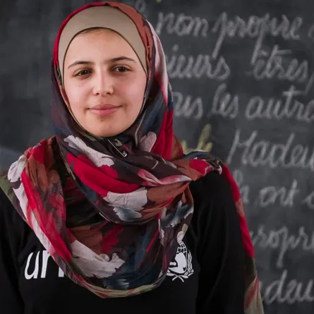 مزون المليحان.. لاجئة سورية تغدو سفيرة للنوايا الحسنة