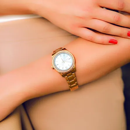 ساعات الذهب الوردي الأجمل لاطلالتك