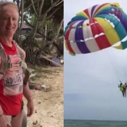 بالفيديو... جولة parasailing تتحول لمأساة وزوجة الضحية توثق لحظاته الأخيرة