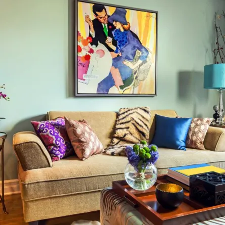 الـ"ريترو" يحيي الـ"ديكورات" الملوّنة القديمة