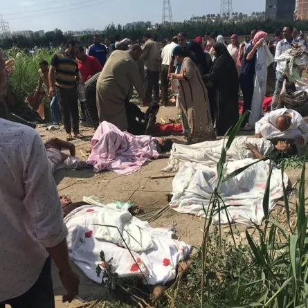 49 قتيلاً ومئات الجرحى حصيلة تصادم قطارين بالإسكندرية