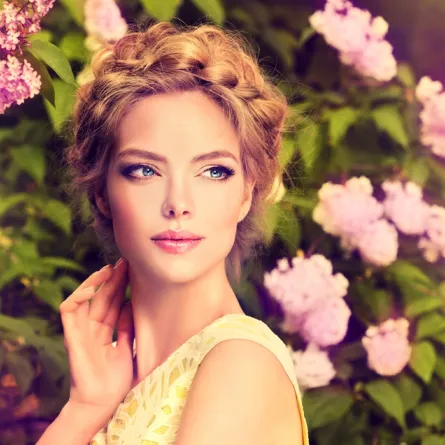 ضفائر مبتكرة للشعر القصير