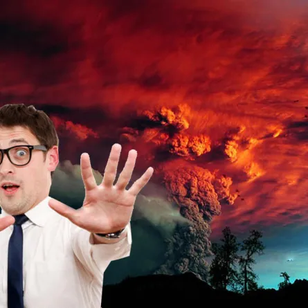 سحابة مخروطية حمراء تثير الفزع في البرازيل