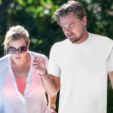 ليوناردو دي كابريو وكيت وينسليت على شواطئ "سان تروبيه"