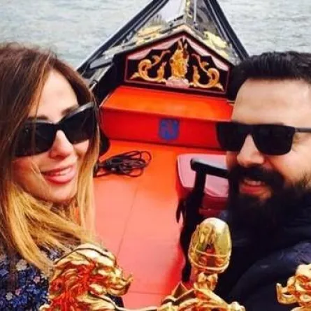 بالصور: تيم حسن ووفاء الكيلاني في شهر العسل في فينيسيا ..والملابس تفضحهم