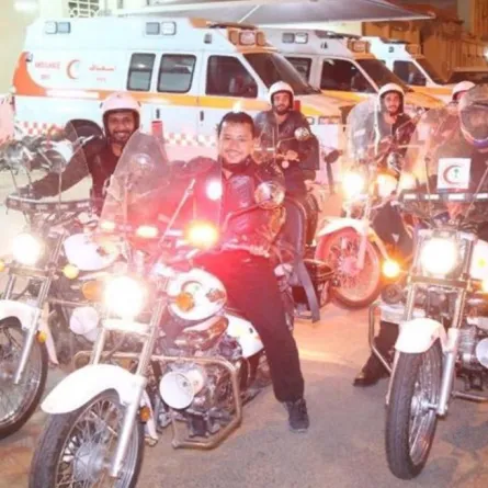 15 فرقة إسعافية على الدراجات النارية لخدمة الحجاج