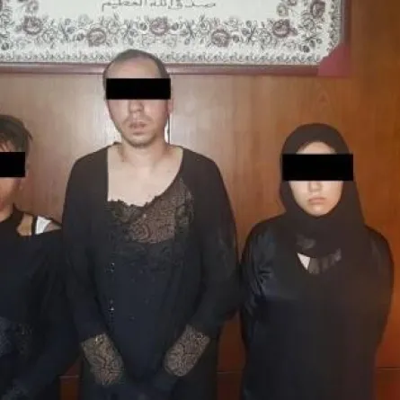 3 شباب يتنكرون بملابس نسائية لسرقة مليون جنيه