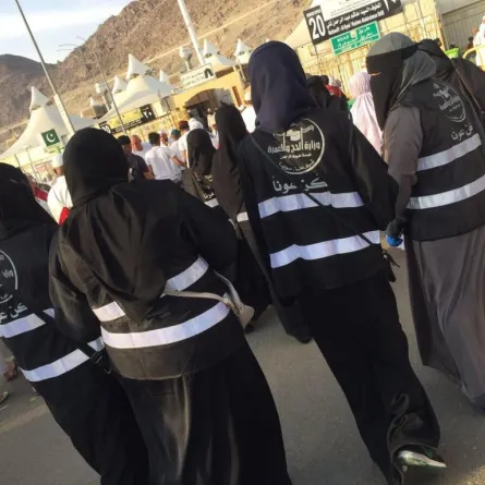 الأعمال التطوعية في الحج تجذب أبناء الوطن