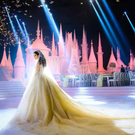 زفاف أسطوري لبناني وفستان العروس من توقيع زهير مراد