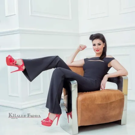 بالصور: كسر القدم اليمنى لغادة عبد الرازق