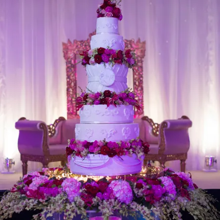 بالصور.. أطول وأفخم كعكة زفافٍ في حفل ملياردير!