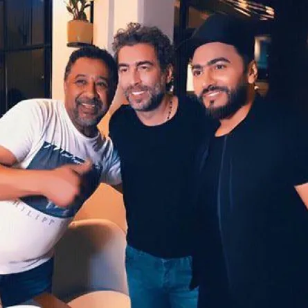 الشاب خالد وتامر حسني وسعيد الماروق.. تعاون جزائري مصري لبناني في عمل فني واحد