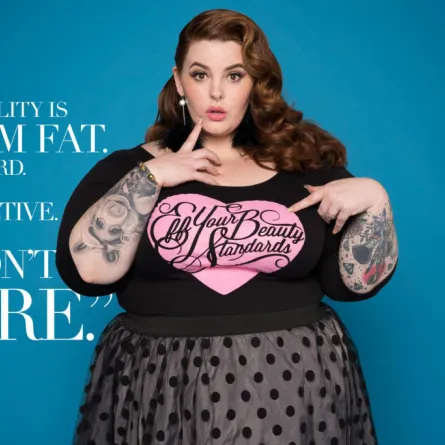 تيس هوليداي عارضة الأزياء الأسمن عالميًّا تنشر كتابها الخاص