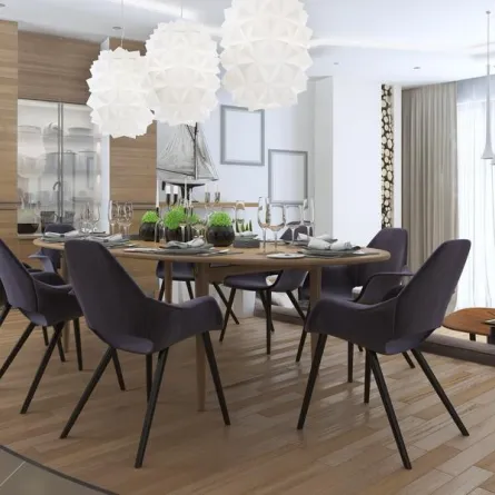 أفكار ديكور مصورة لتجديد غرف الطعام