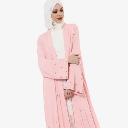 استقبلي شهر أوكتوبر بعبايات وجلابيات باللون الزهري