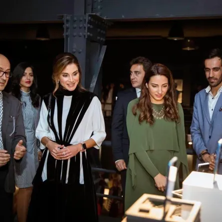 الملكة رانيا تفتتح أسبوع عمان للتصميم 2017