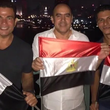 شاهدوا الصور الحقيقية: عبير صبري تضع دينا الشربيني وعمرو دياب في ورطة