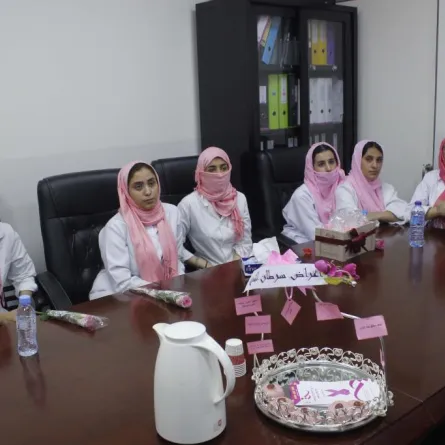 مركز صحي "الصفا"1 يشارك في شهر سرطان الثدي